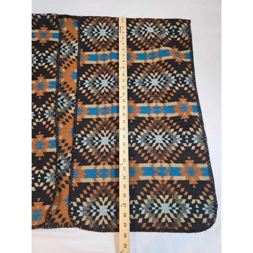 FADIVO NEW‎ YORK Southwest Print Open Front Poncho Shawl Wrap New